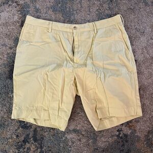 Ralph Lauren Light Yellow Flat Front Shorts